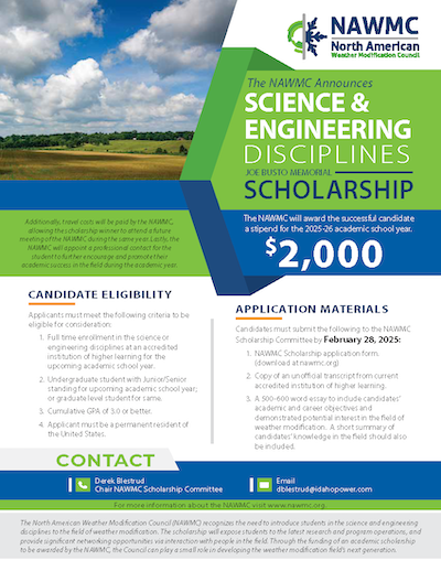 Flyer advertising scholarship